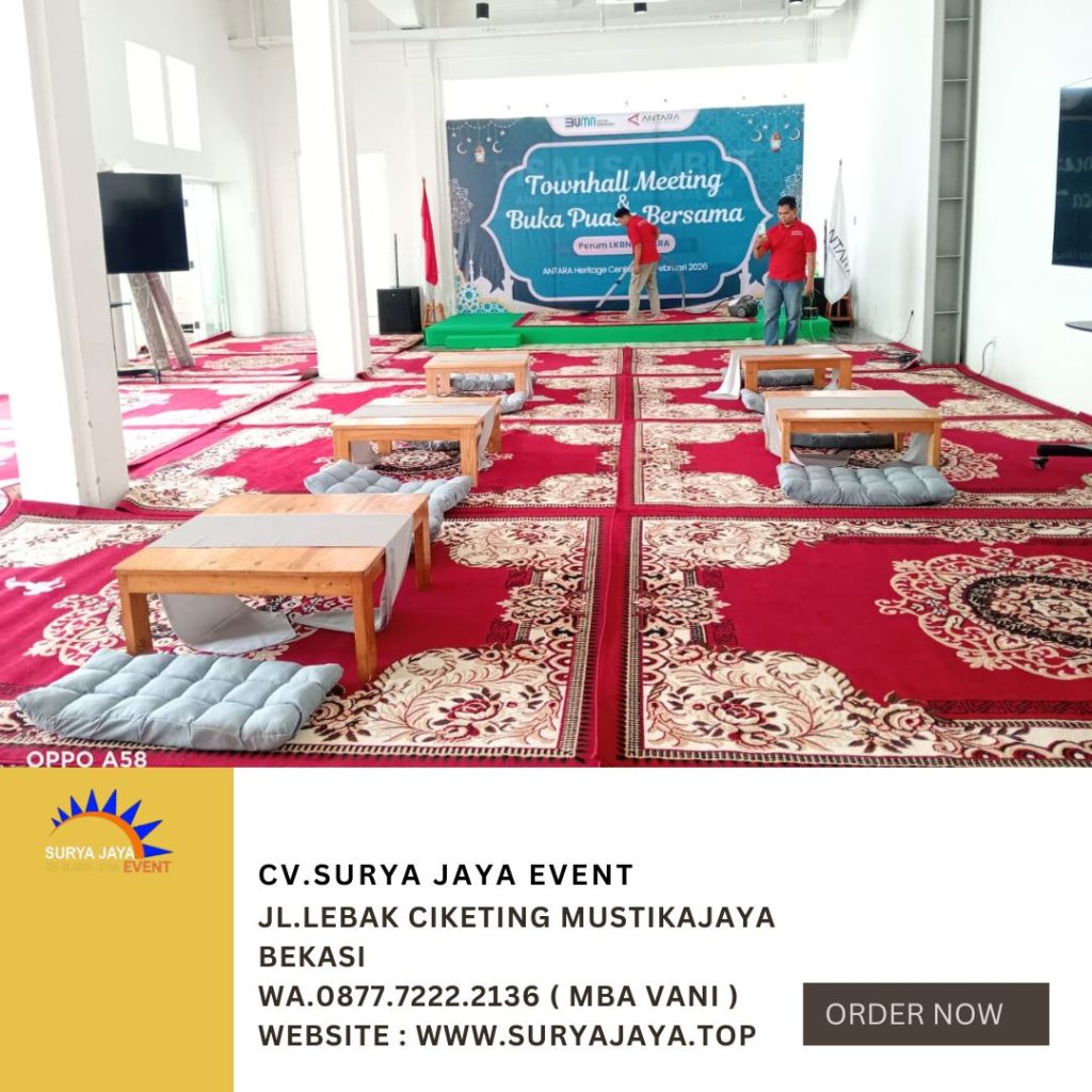Sewa Meja Lesehan Kotak Dan Bantal Lesehan Di Jakarta