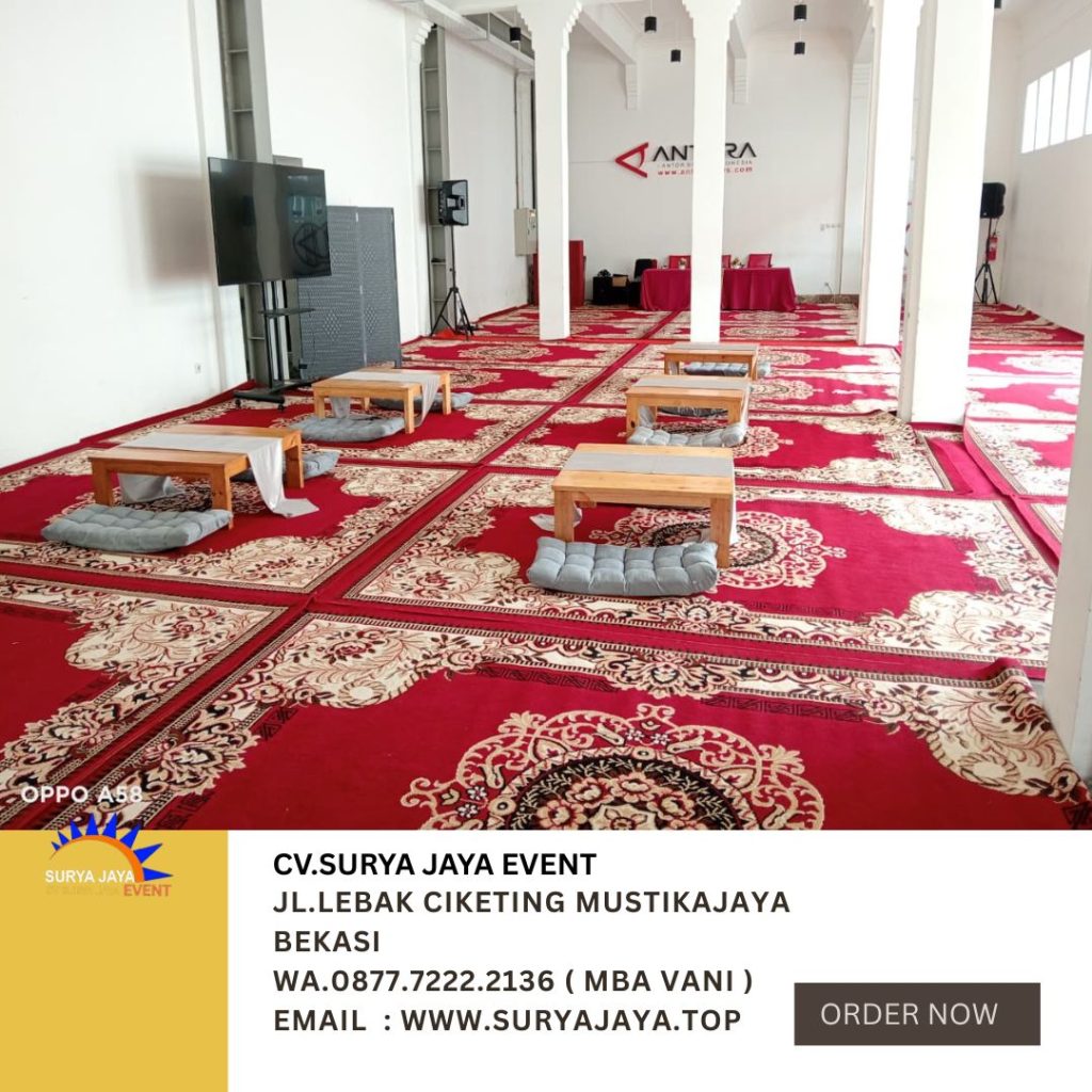 Sewa Meja Lesehan Kotak Dan Bantal Lesehan Di Jakarta