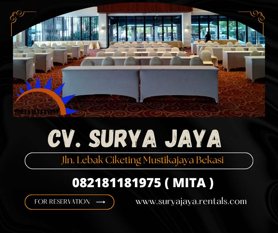 Sewa Kursi Susun Stainless,Meja IBM,Meja Vip Jakarta