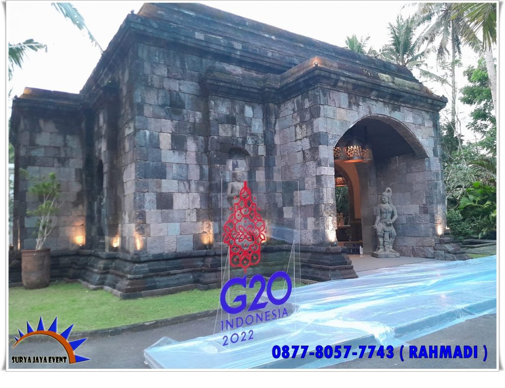 Menyewakan Gate,Meja Ibm & Kursi Futura Event G20 Borobudur