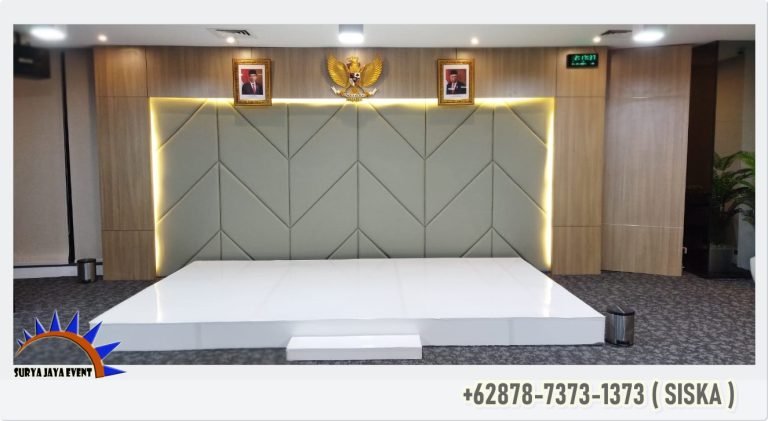 Sewa Panggung Melamin Indoor Jakarta Selatan