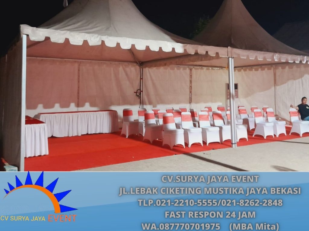Promo Harga Sewa Tenda Sarnafil Kerucut Jakarta 2024