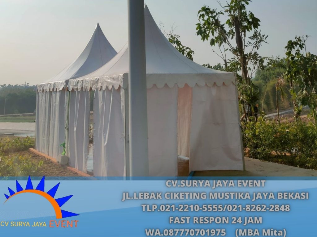 Promo Harga Sewa Tenda Sarnafil Kerucut Jakarta 2024