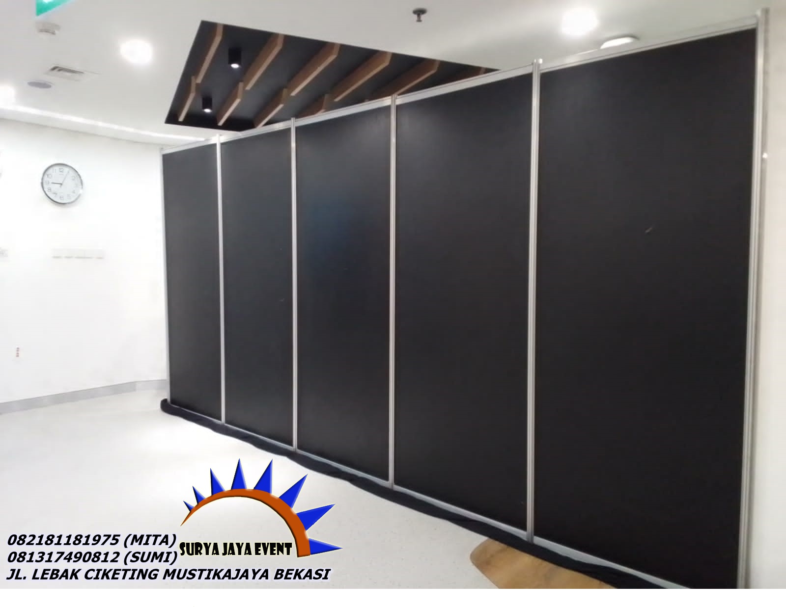 Sewa Backdrop Partisi Hitam Untuk Pameran Area Jakarta – Pusat Sewa ...