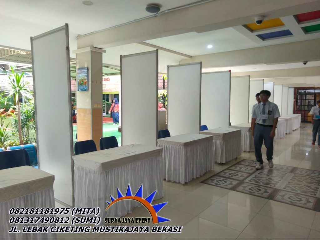 Jasa sewa Partisi Putih Single Jakarta