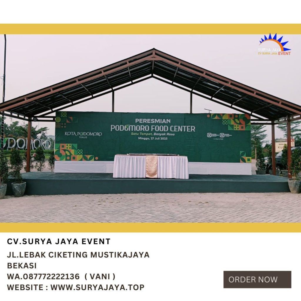 Sewa Panggung Dan Backdrop Event Out Door Jakarta