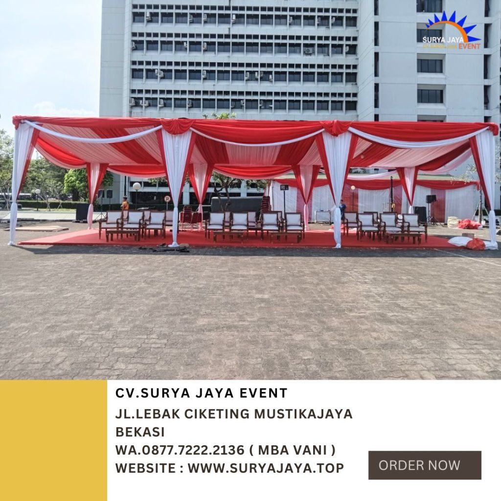 Layanan Sewa Alat Pesta Tenda Meja Kursi Panggung Backdrop jakarta