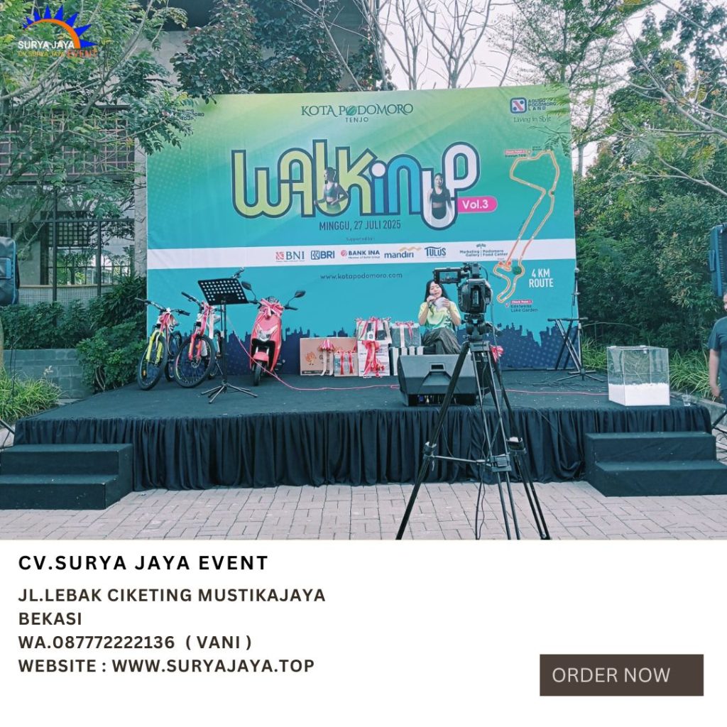 Layanan Sewa Alat Pesta Tenda Meja Kursi Panggung Backdrop jakarta