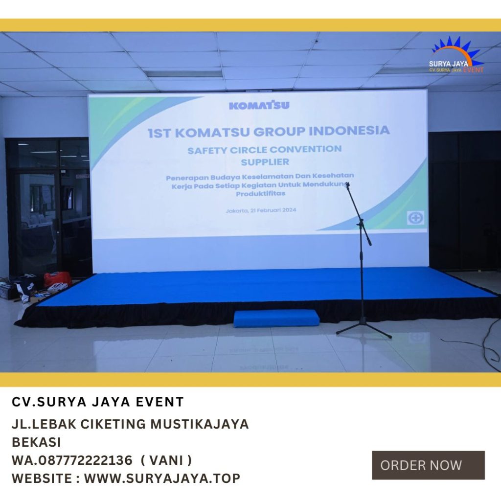 Layanan Sewa Alat Pesta Tenda Meja Kursi Panggung Backdrop jakarta