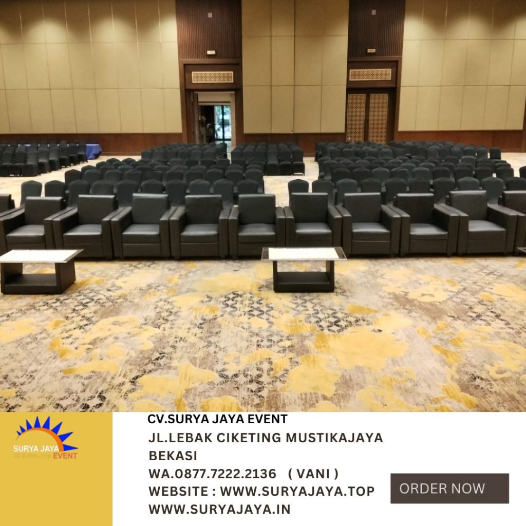 Rental Sofa Type Single Hitam Minimalis jakarta