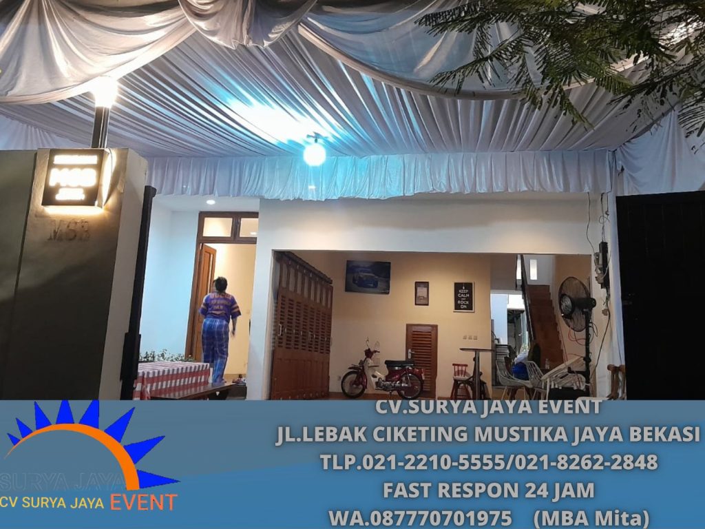 Rental Tenda Serut Putih Area Terdekat Jakarta Selatan