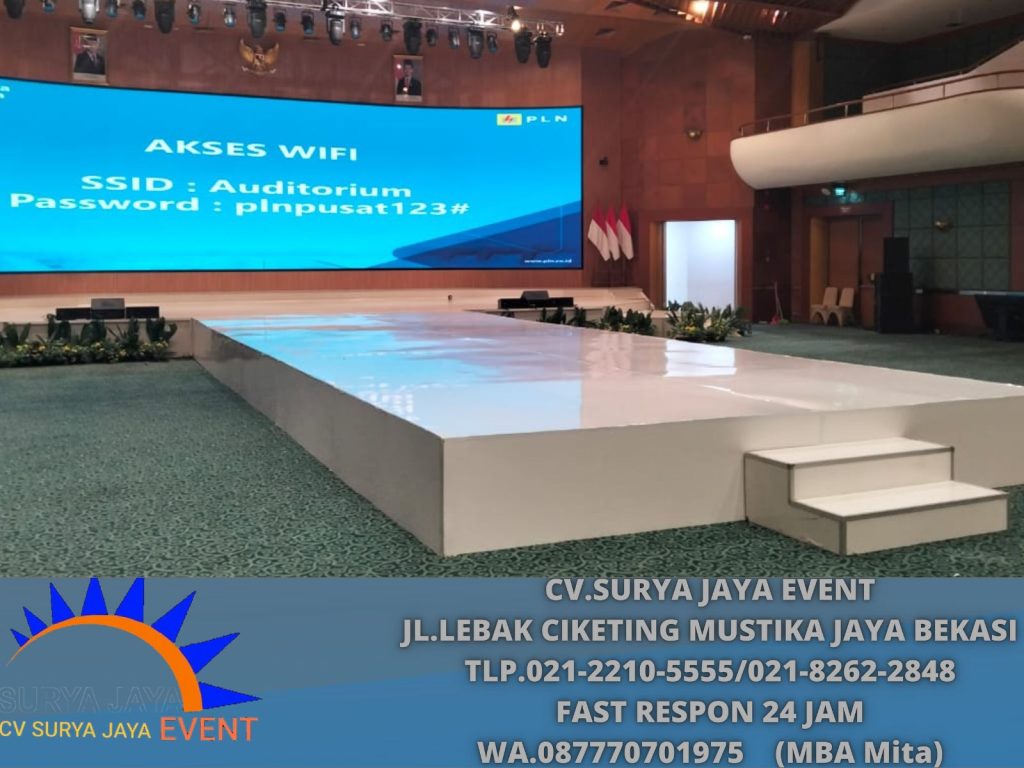 Rental Panggung Melamin Siap Kirim Dan Setting Area Jakarta