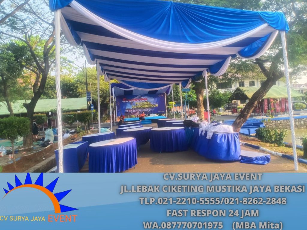 Sewa Tenda Serut Konvensional Aneka Warna Jakarta