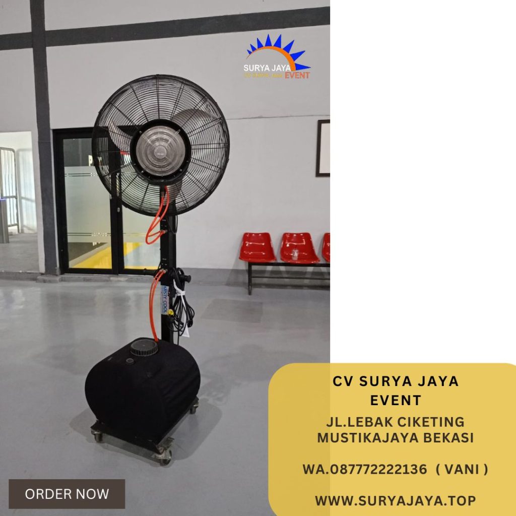 Pusat Sewa Misty Fan Kipas Uap Air Hemat Daya Jakarta
