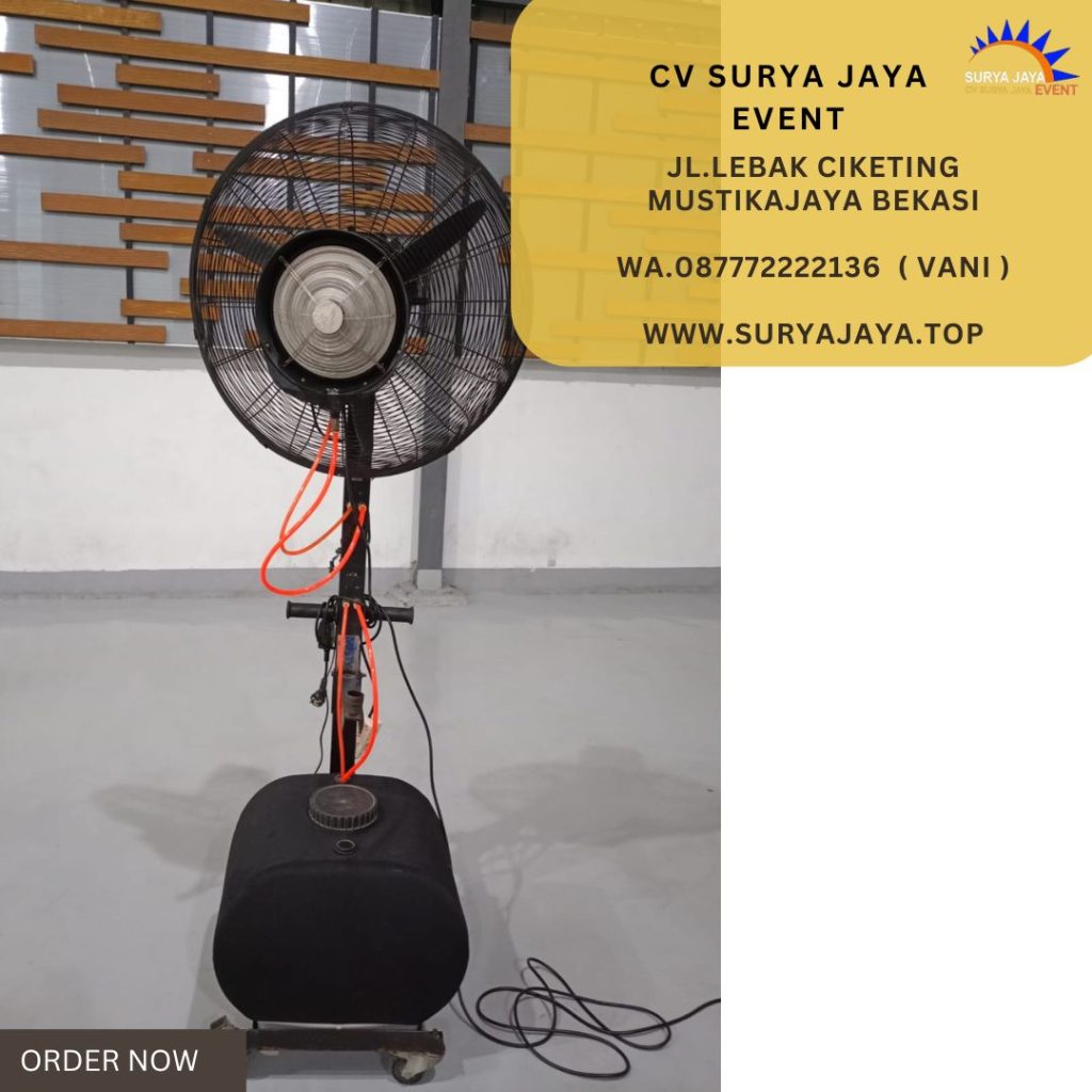 Pusat Sewa Misty Fan Kipas Uap Air Hemat Daya Jakarta