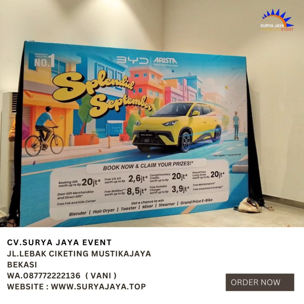 Rental Backdrop Area Jakarta Layanan 24 Jam Siap Bongkar Pasang