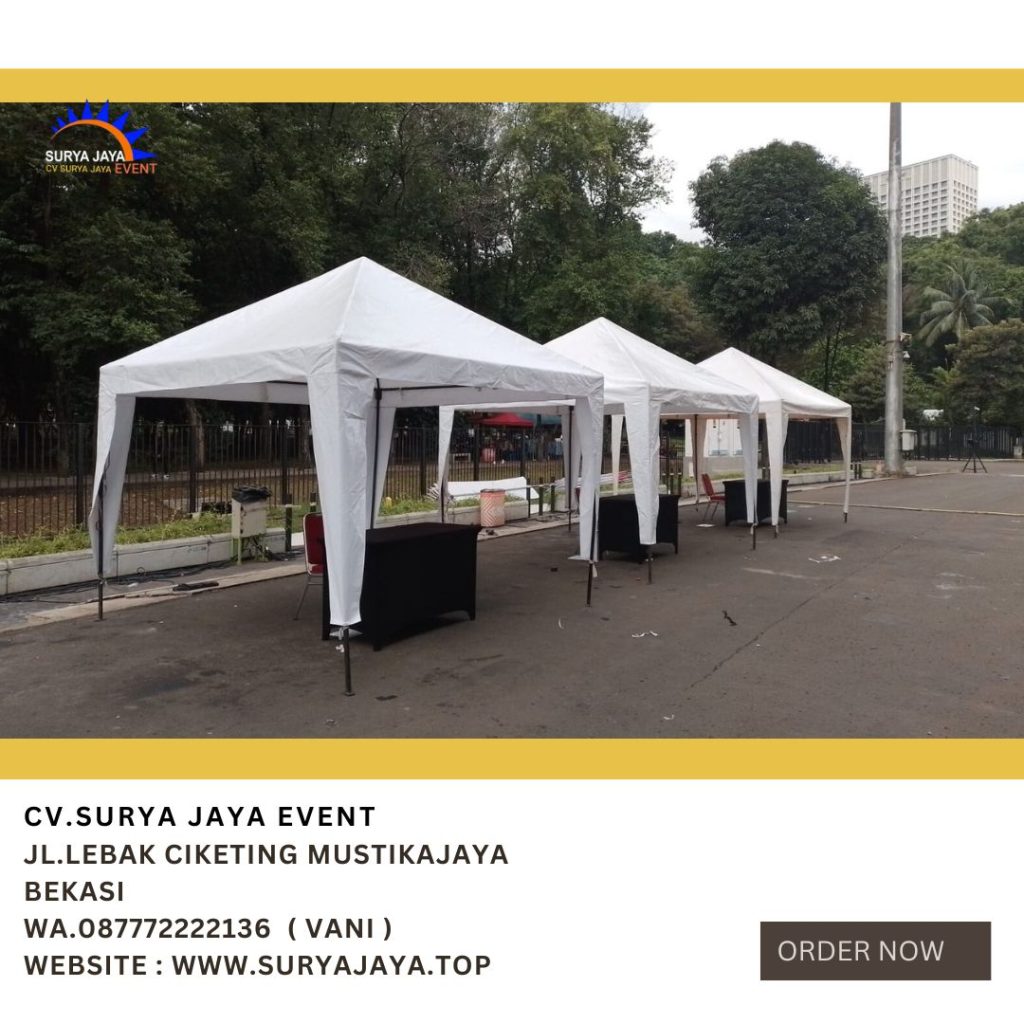 Sewa Tenda Bazar 2x2m, 3x3m Event Jakarta