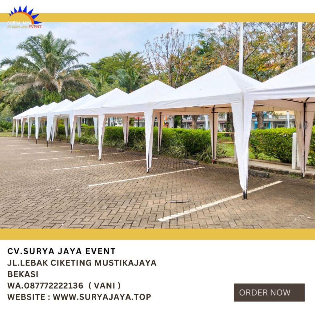 Sewa Tenda Bazar 2x2m, 3x3m Event Jakarta