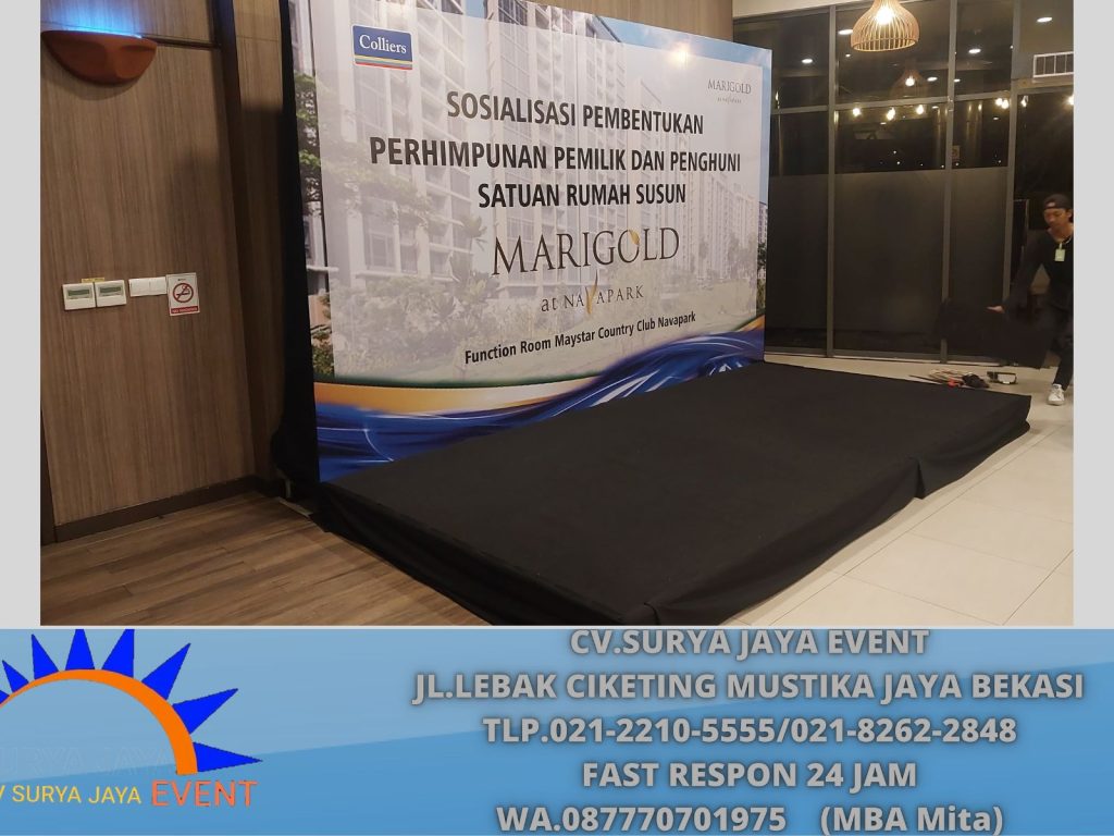 Jasa Sewa Panggung, Backdrop Customize Ukuran Dan Model Jakarta