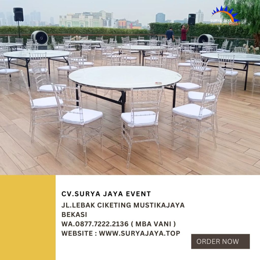 Rental Kursi Acrylic Type Olivia, Tiffany Jakarta