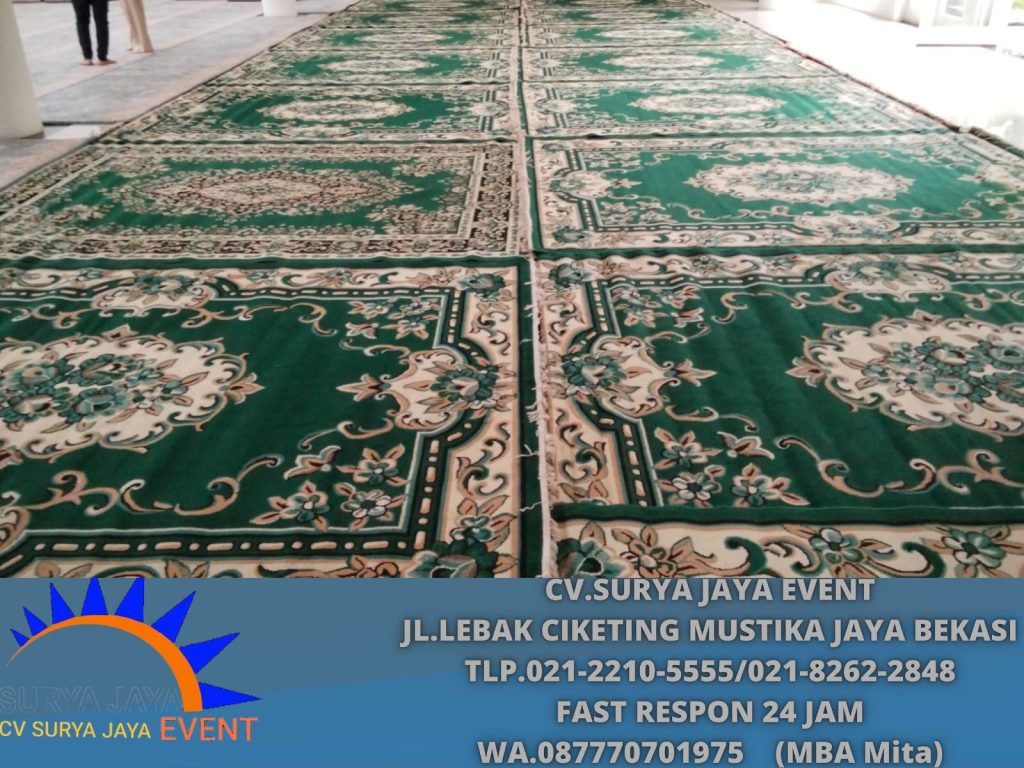 Pusat Sewa Karpet Permadani Hijau Tebal Dan Bersih Jakarta