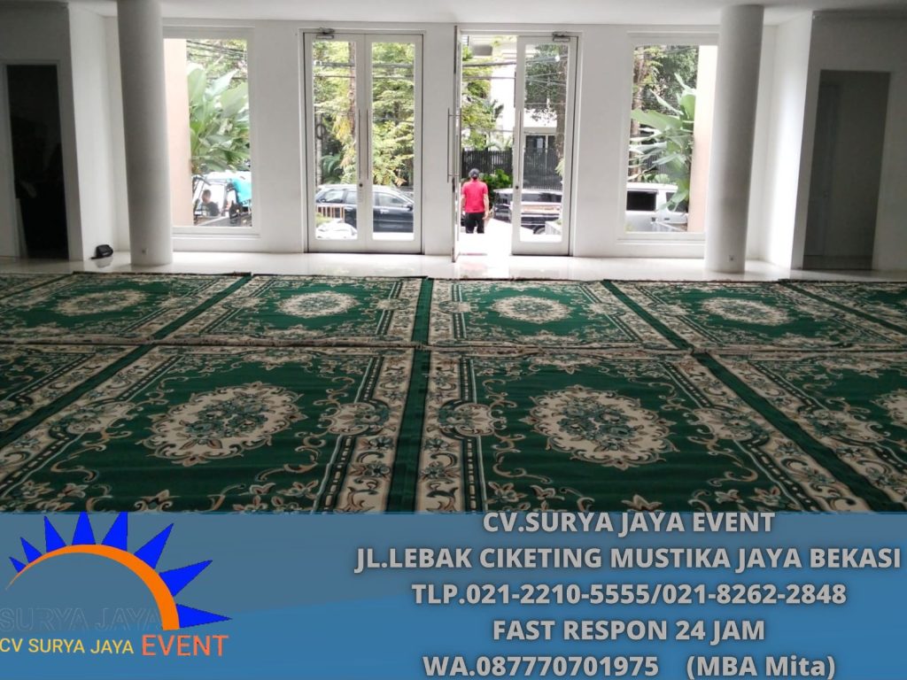 Pusat Sewa Karpet Permadani Hijau Tebal Dan Bersih Jakarta