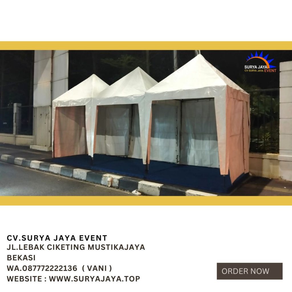 Vendor Sewa Tenda Bazar Putih 2x2m Area Jakarta