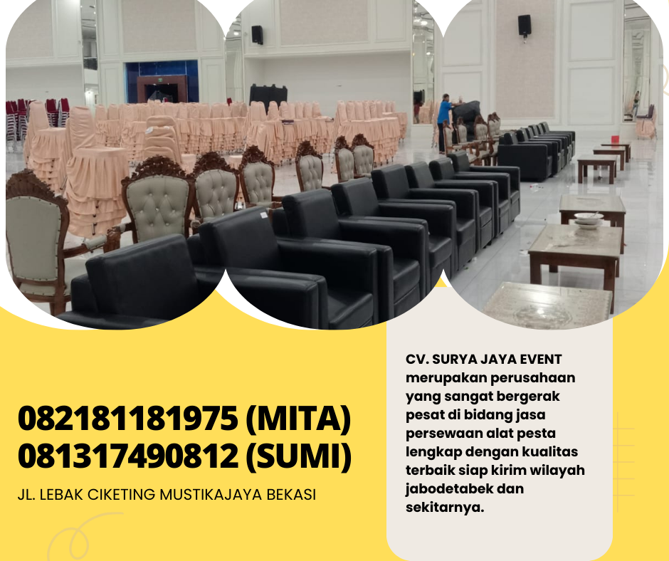 Pusat Sewa Sofa Hitam Type Single Kotak Bogor