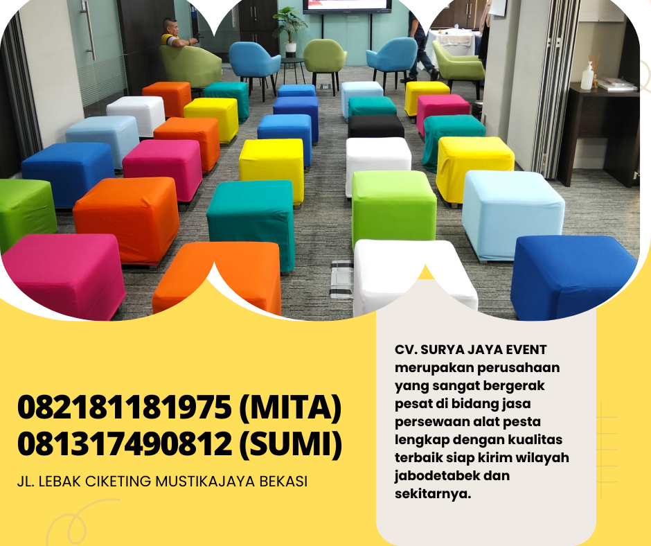 MENYEWAKAN SOFA PUFF WARNA - WARNI WILAYAH BOGOR