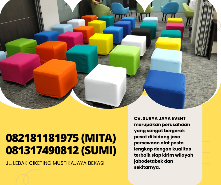 MENYEWAKAN SOFA PUFF WARNA - WARNI WILAYAH BOGOR