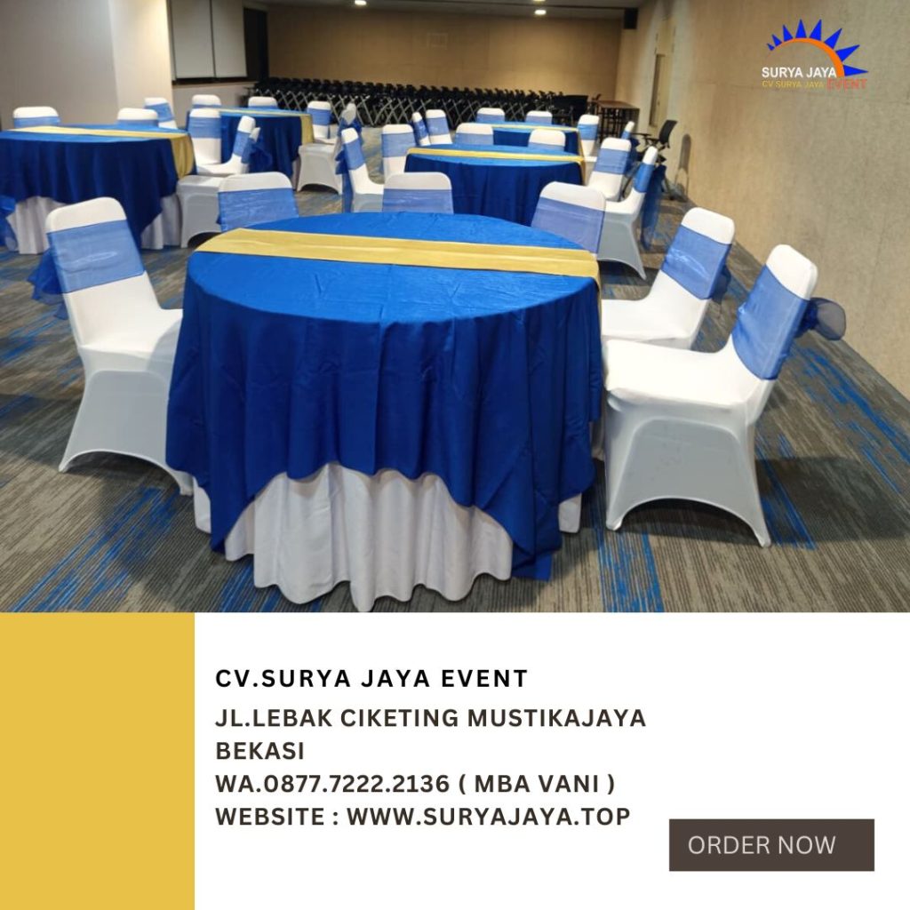 Rental Round Table Dan Kursi Susun Area Jakarta