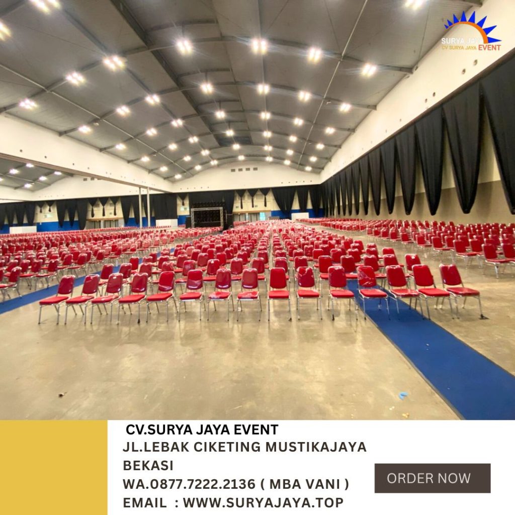 Sewa Kursi Futura Polos Merah Event Ice BSD Tangerang