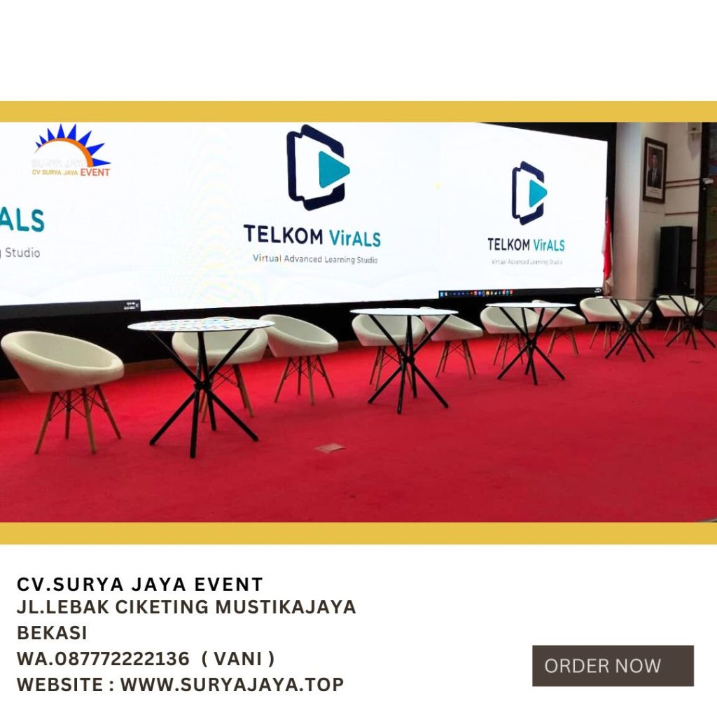 Sewa Meja Dealing Kaca Dan sofa Queen Area Bandung