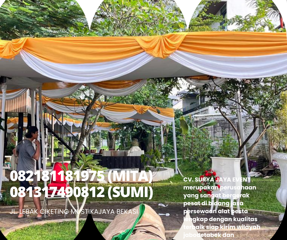 Jasa Sewa tenda,Kursi,meja Pesta Terbaik Area Jakarta