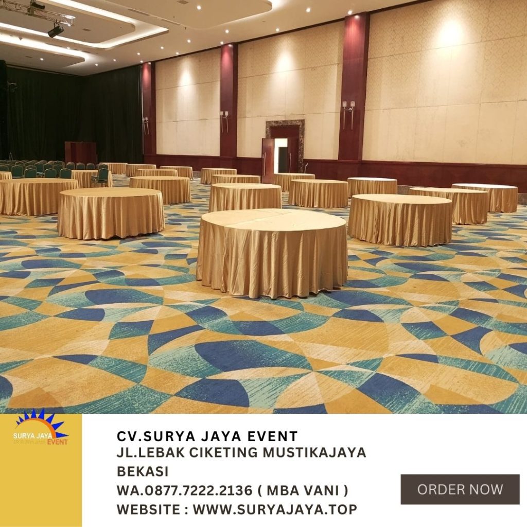 Rental Meja Bundar Bekasi Siap Kirim Free Ongkir