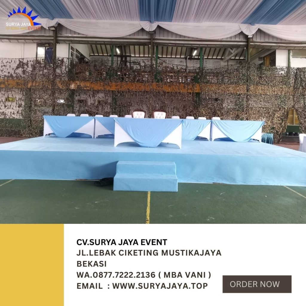 Sewa Kursi Dan Meja IBM Cover Putih Area Bogor