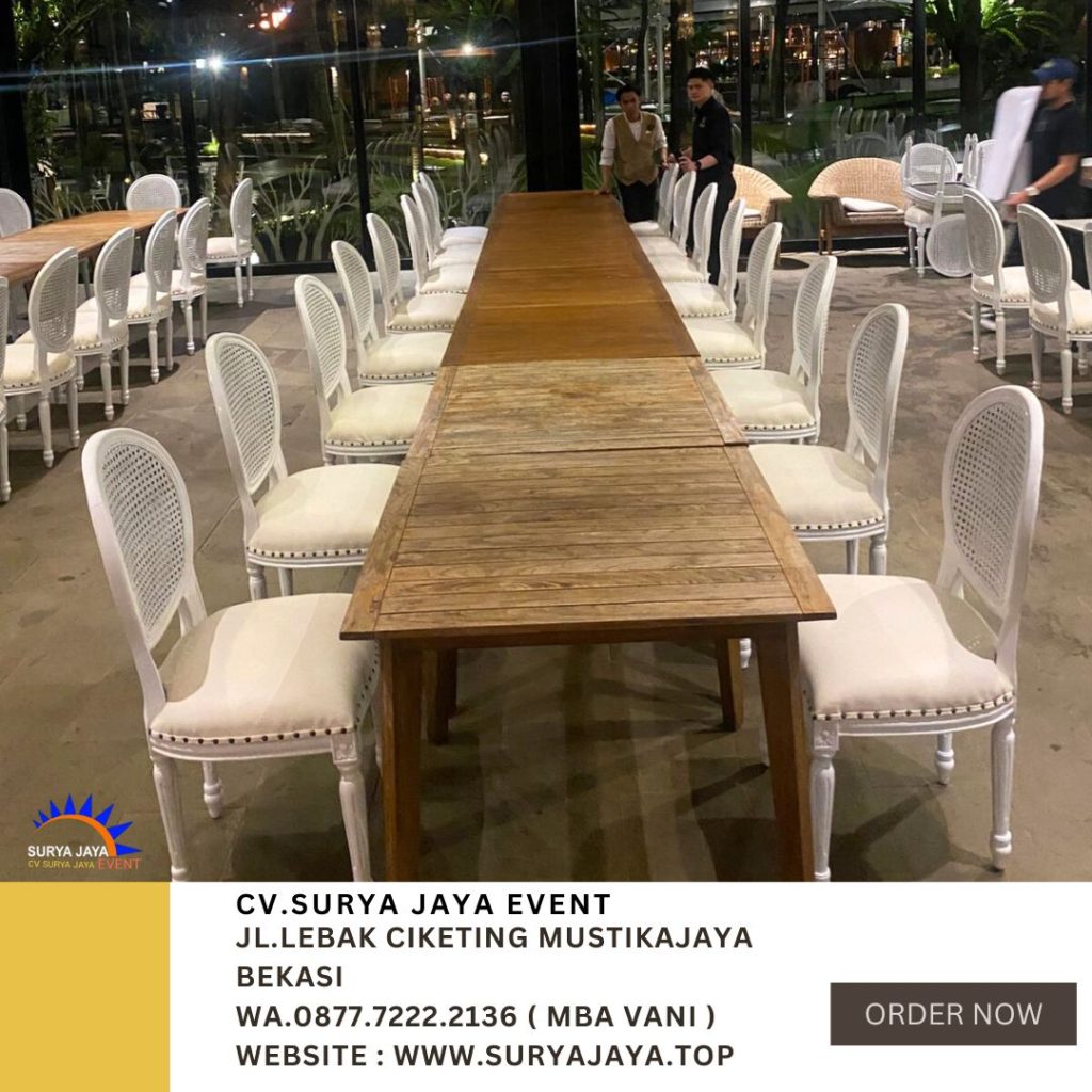 Sewa Kursi Royal Rafles Putih Event Plataran kota Senayan Jakarta Pusat