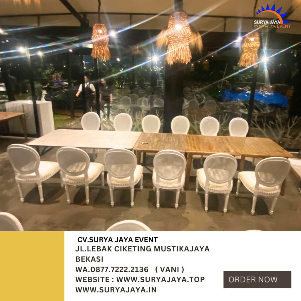 Sewa Kursi Royal Rafles Putih Event Plataran kota Senayan Jakarta Pusat