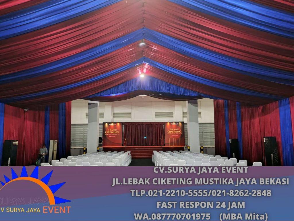 Rental Tenda Aneka Warna Dan Model Dekorasi Area Bekasi