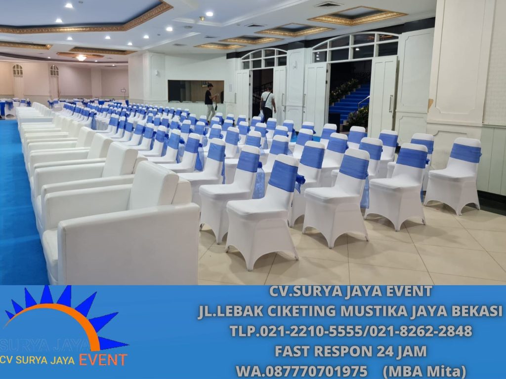 Sewa Sofa, Kursi Event, Meja VIP Kaca Putih Area Jakarta