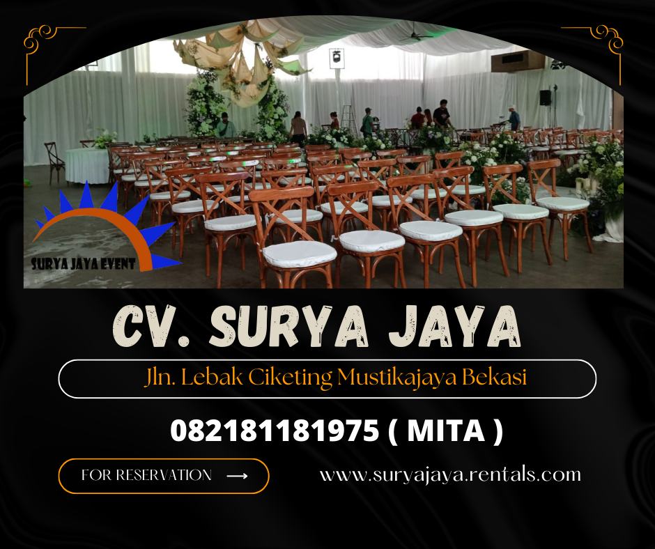 Sewa Kursi Type Cross Back,Olivia,Tiffany Area Jakarta