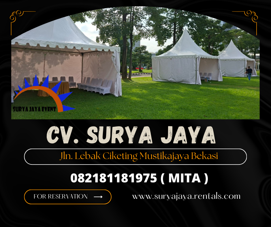 GUDANG SEWA TENDA SARNAFIL EVENT RAMADHAN DI JAKARTA 