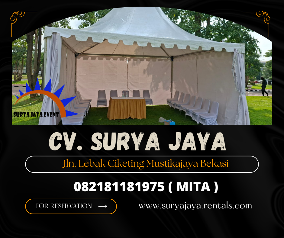 GUDANG SEWA TENDA SARNAFIL EVENT RAMADHAN DI JAKARTA 