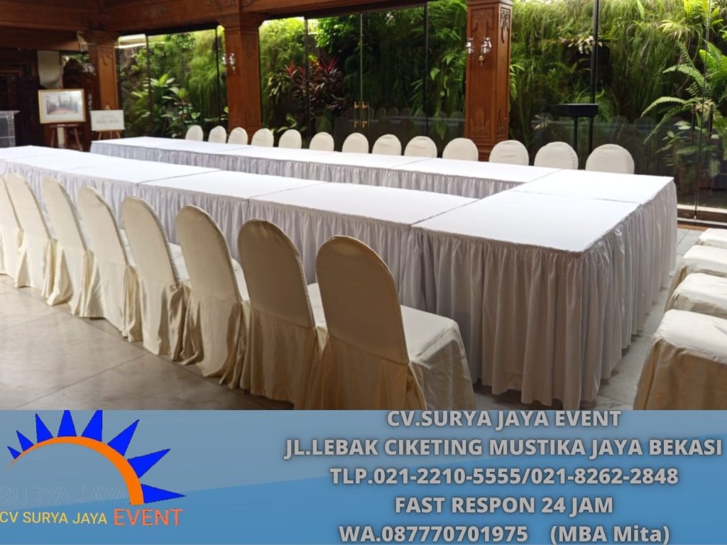 Sewa Meja Kotak Dan Podium Akrilik Jakarta Selatan