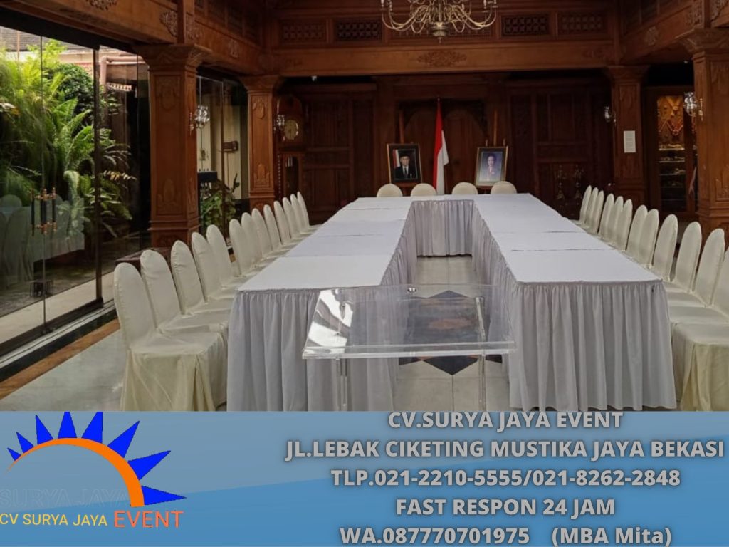 Sewa Meja Kotak Dan Podium Akrilik Jakarta Selatan