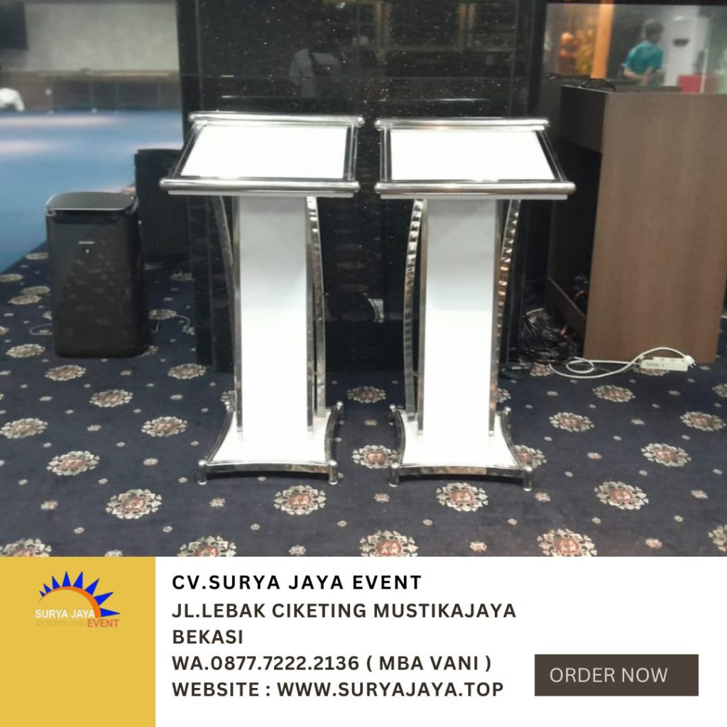 Rental Sofa,Podium Putih,Meja Jakarta