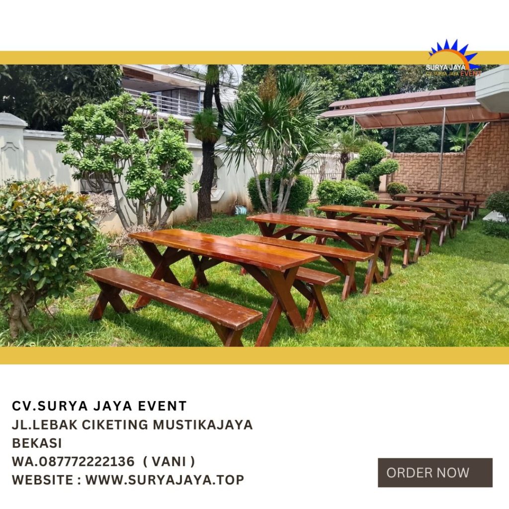 Sewa Meja Kursi Taman Extra Event Sunter Jakarta Utara