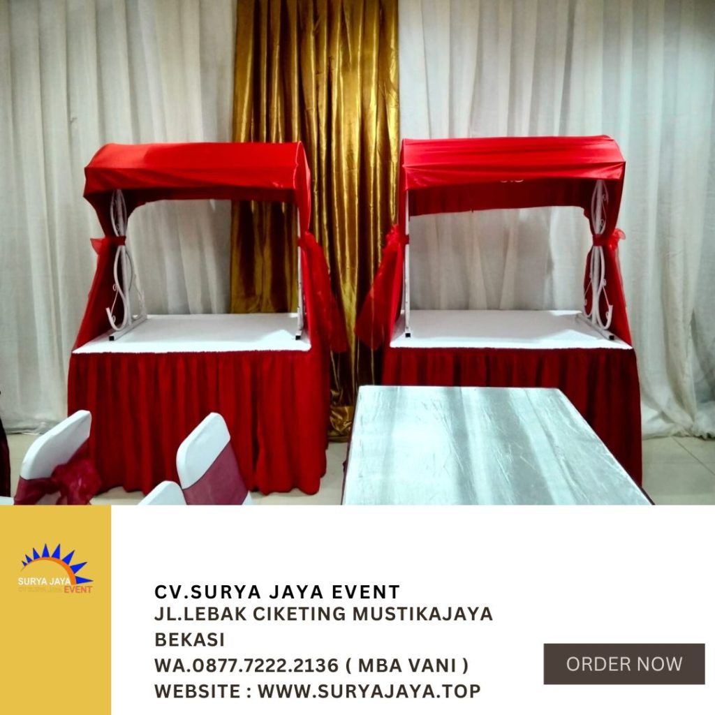 Sewa Meja Stand Gubukan Makanan Area Jakarta