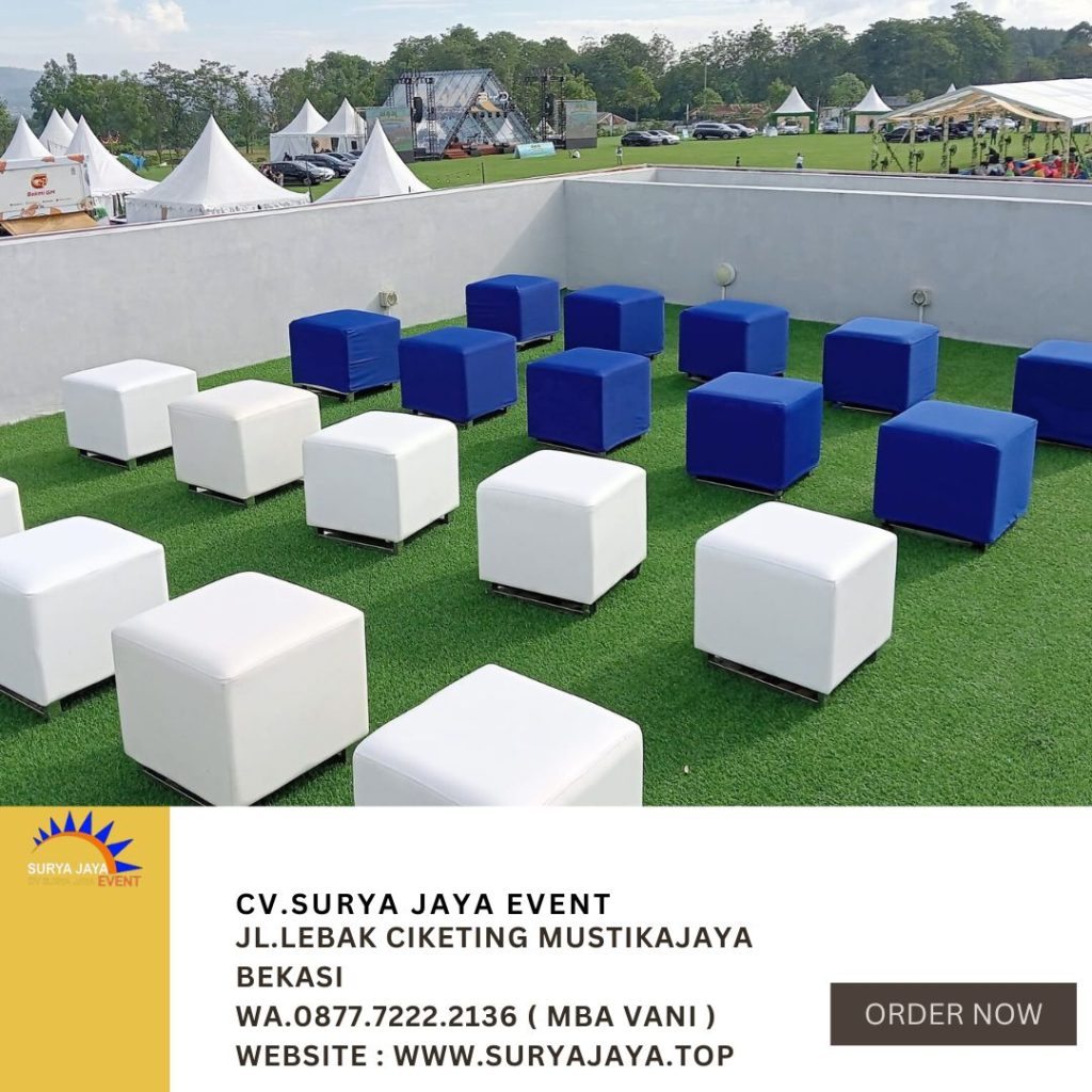 Sewa Puff,Barstool,Podium Hitam Jakarta