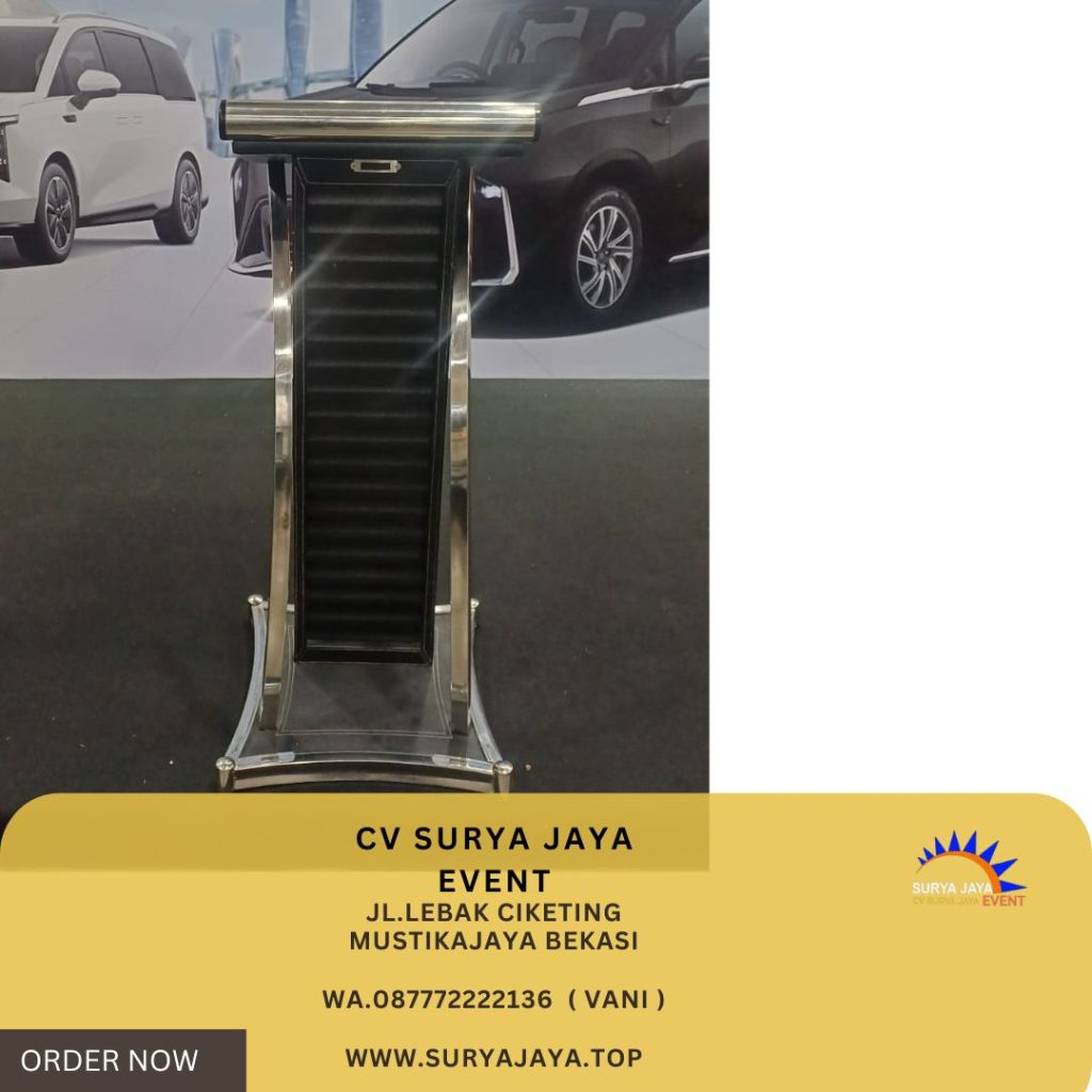 Sewa Puff,Barstool,Podium Hitam Jakarta